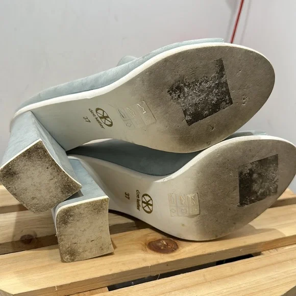 Dee Keller Meredith leather mules #102 - Picture 6 of 7